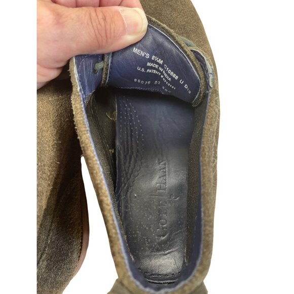 Cole Haan Mens Brown Suede Leather Chukka Boots Size 8.5M SKU 8373 - Picture 9 of 12